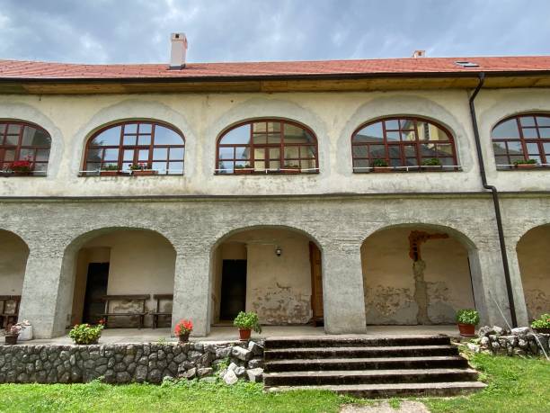istock Three-winged building of the Orthodox Monastery Gomirje - Croatia (Trokrilna zgrada pravoslavnog manastira, Manastir Gomirje - Hrvatska) 1357062716