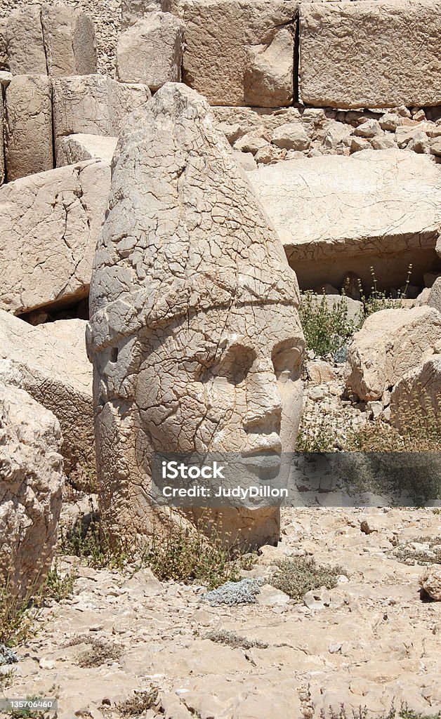 Colossal 헤드 마운트 Nemrut - 로열티 프리 고고학 스톡 사진