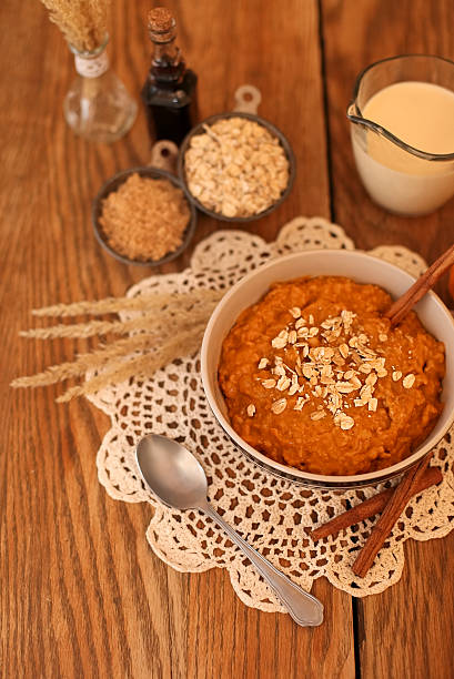 Harvest Pumpkin Oatmeal Overhead