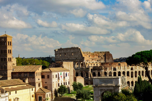 ローマ、ラツィオ、イタリア - 11月 13 2021: ローマの風景. - coliseum ancient rome rome roman ストックフォトと画像