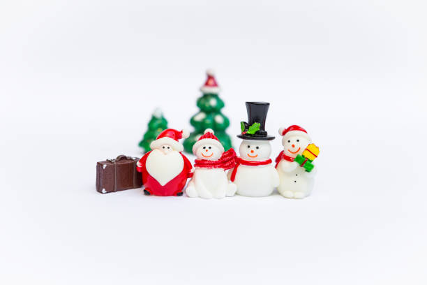istock Christmas decoration item collections on white background 1357080558