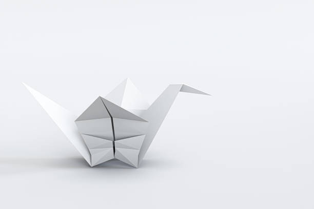 istock origami crane isolated on white background 1357092517
