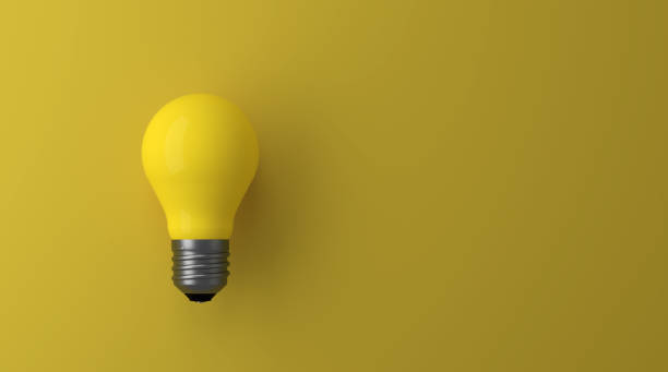 istock old glowing light bulb with arrow in front of background 1357095379
