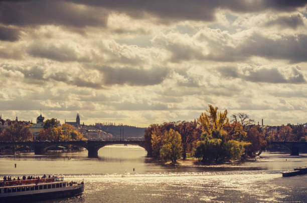 istock Vltava river, Prague, Czech Republic 1357097255