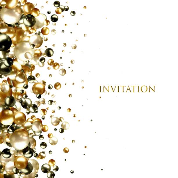 istock Elegant 3D Pearls. Pearl Beads. Treasure realistic design. eps 10 1357098814