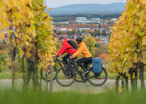 In the European Alps, in autumn