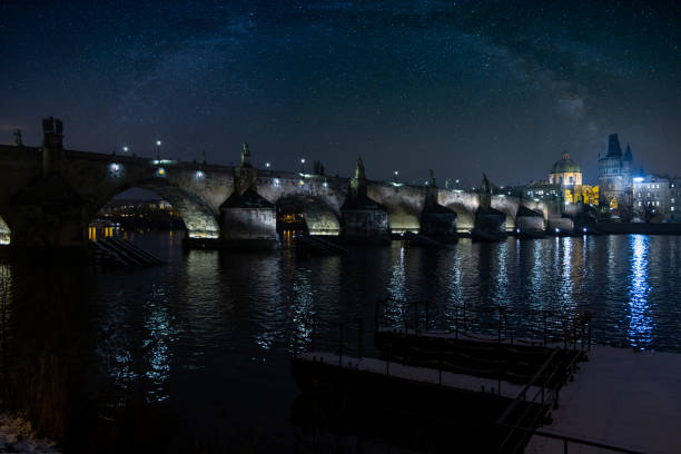 Charles bridge, Prague, Central Bohemia, Czech Republic