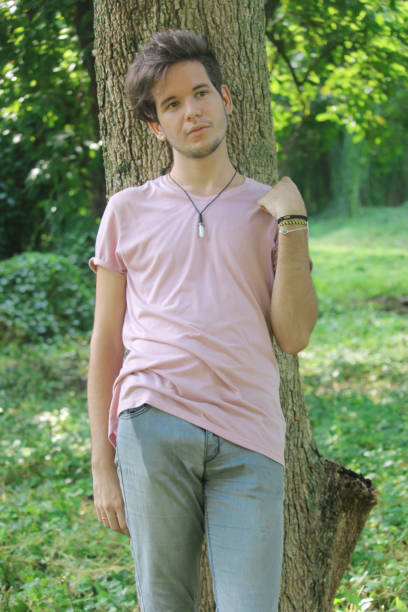 istock a young latin man in nature 1357103181