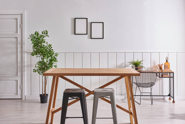 istock modern home interior study room and wooden desk 1357104182