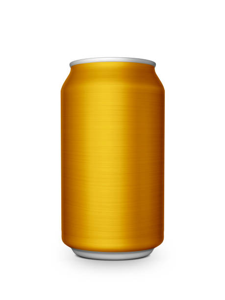 istock Aluminum cans on white background For design 1357104272
