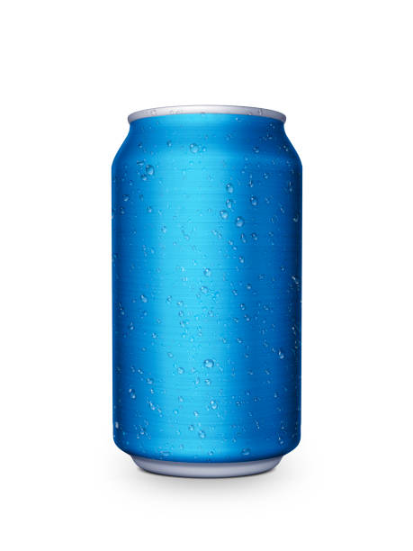 istock Aluminum cans on white background For design 1357105482
