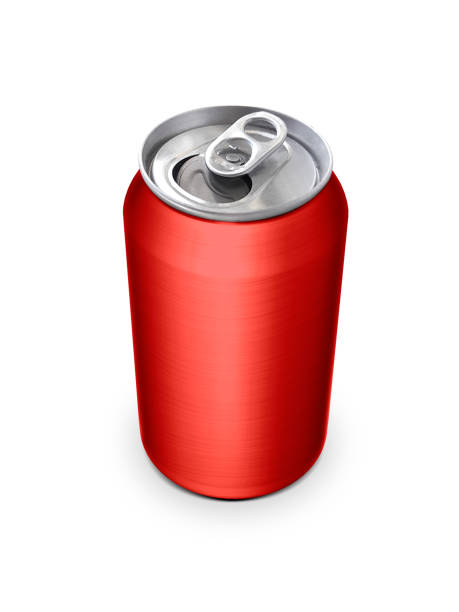 istock Aluminum cans on white background For design 1357105529