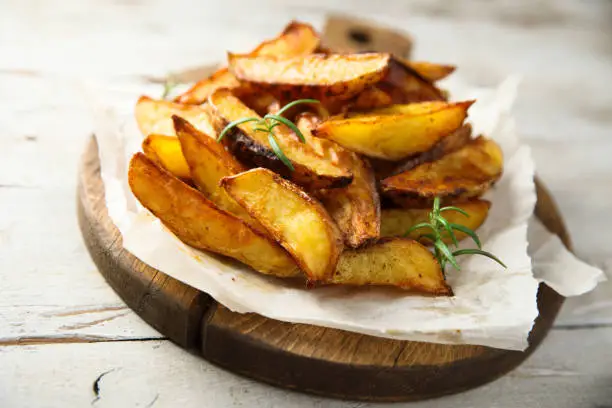 Photo of Roasted potato wedges