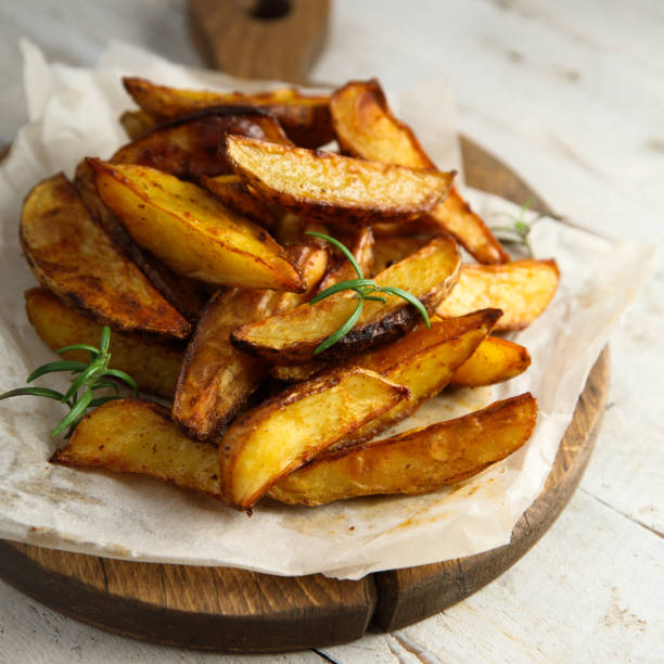 istock Roasted potato wedges 1357107684