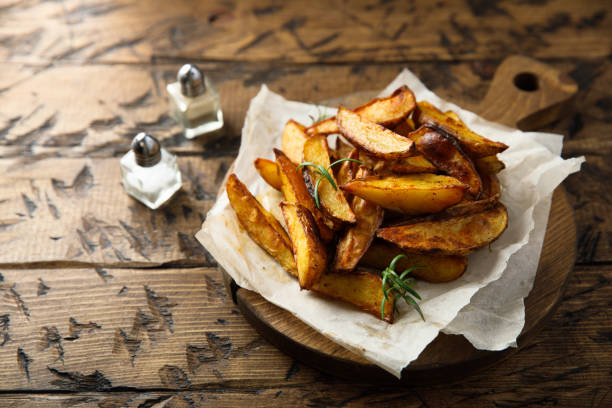 istock Roasted potato wedges 1357108569