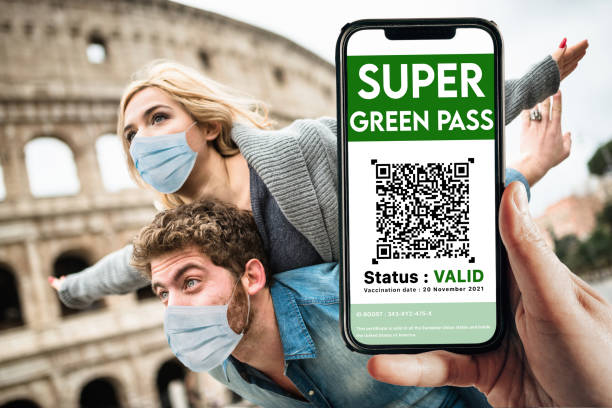 istock super green pass in italy 1357109658