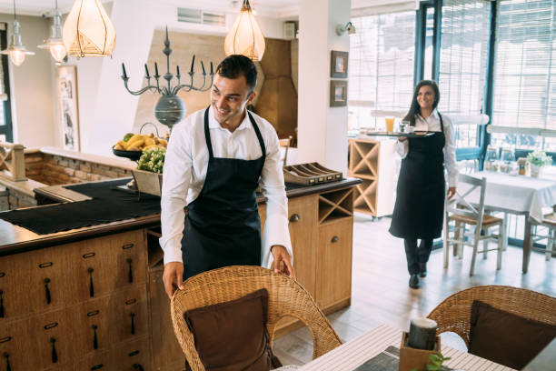istock Welcoming customers in the restaurant 1357117878