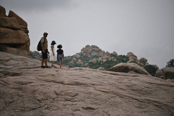 Hon Chong beach in Nha Trang is famous for the exotic clusters of rocks. Huge boulders are forming the most amazing  combinations . One of them is shown in this picture and is called Heaven's Gate. Fascinating how nature was able to create such a phenomenon