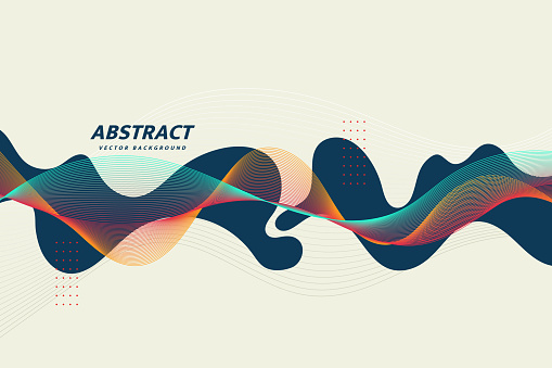 Abstract lines background. Template design stock illustration