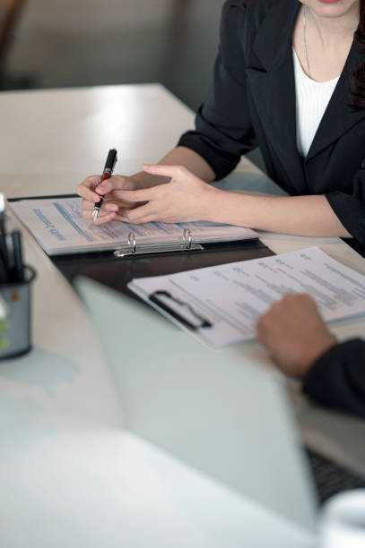 istock Business people discussing business plan at work. 1357126728