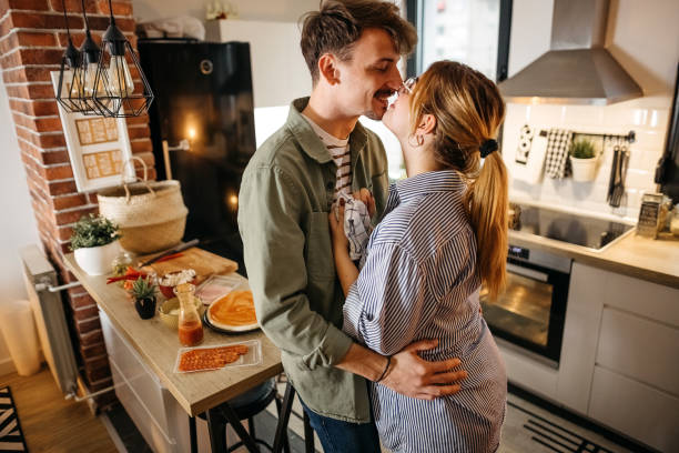 istock Happy young couple 1357129220