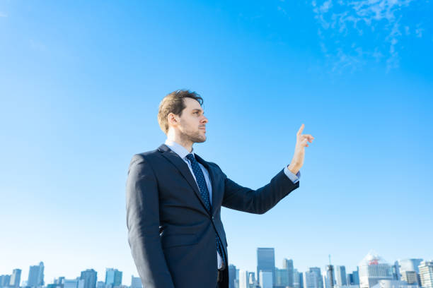 istock A businessman holding his hand 1357131353