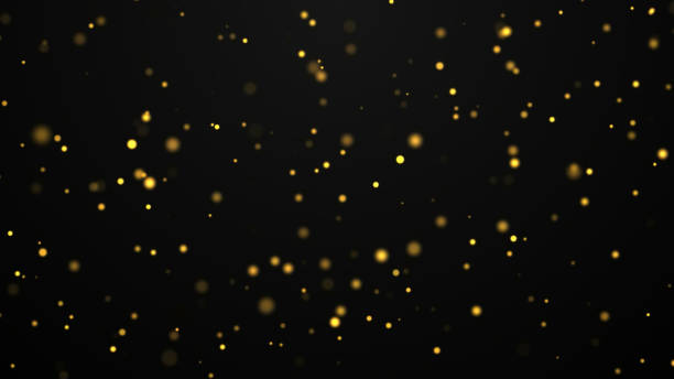 Flicker abstract Particles. Golden dust background. Flicker abstract Particles. Golden dust background. glowworm photos stock pictures, royalty-free photos & images