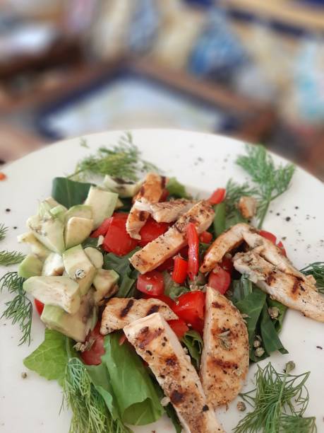 istock Healthy chicken salad 1357148310