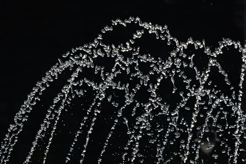 The Geneva Water Fountain (Jet d'Eau) in Switzerland.