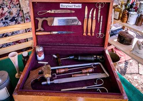 Old Times surgical tools