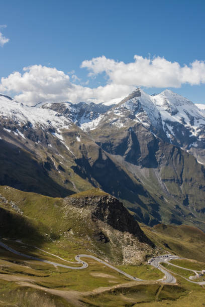istock Mountain road in Alps 1357171702