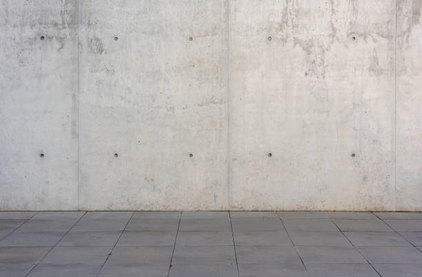 공정한 콘크리트의 질감. - concrete wall concrete wall floor 뉴스 사진 이미지