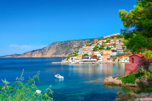 istock Assos village in Kefalonia 1357178558