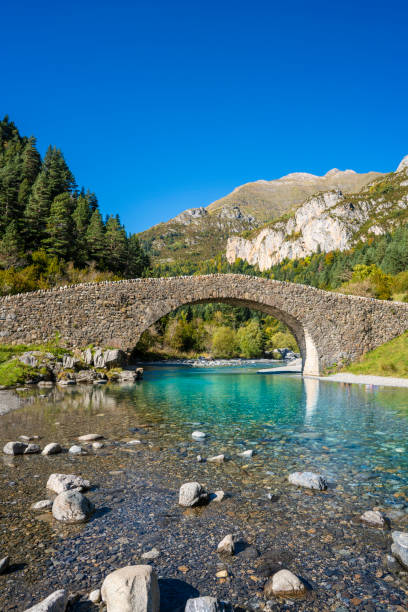 istock San Nicolas romanesque bridge Ara river Bujaruelo, Ordesa Huesca 1357186309