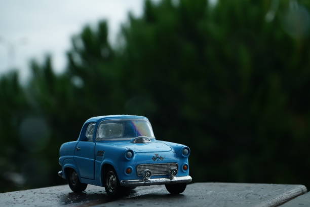 istock Toy car Blue car 1357188216