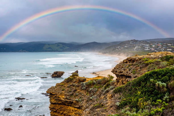 istock Split Point on the Great Ocean Road at Airey's Inlet 1357188234