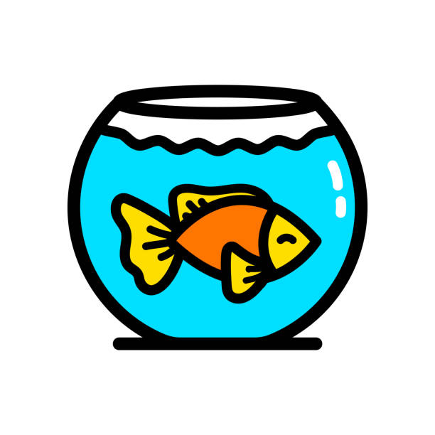 Goldfish In Bowl Illustrations, Royalty-Free Vector Graphics & Clip Art -  iStock