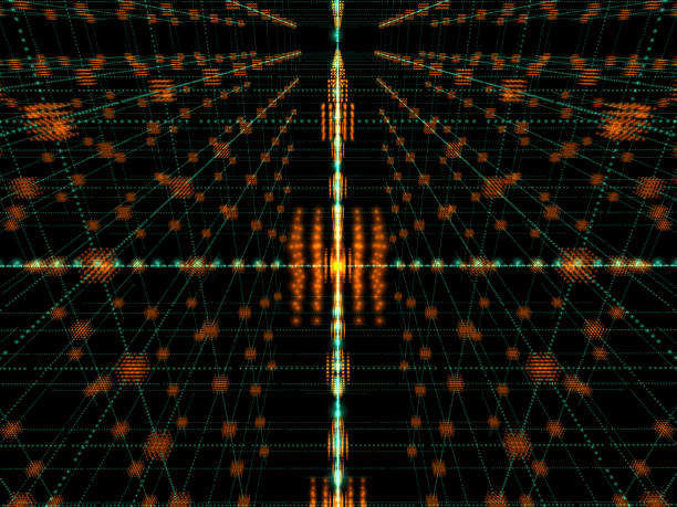 istock A lot of shining big data arranged in digital space. 1357199030