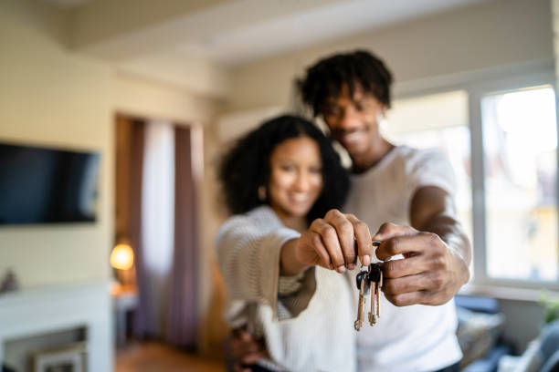 istock Keys to their own home 1357208281