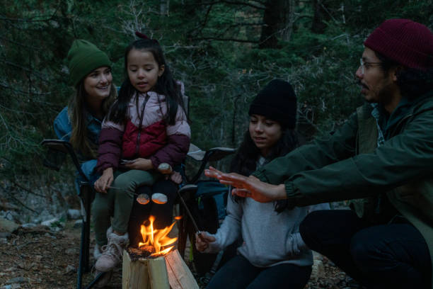 istock A Family of Four Camping 1357210123
