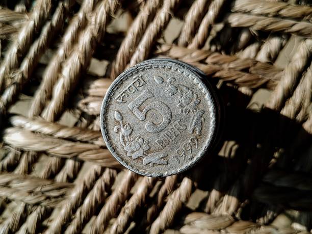 istock Coin of Five Rupees 1357235633