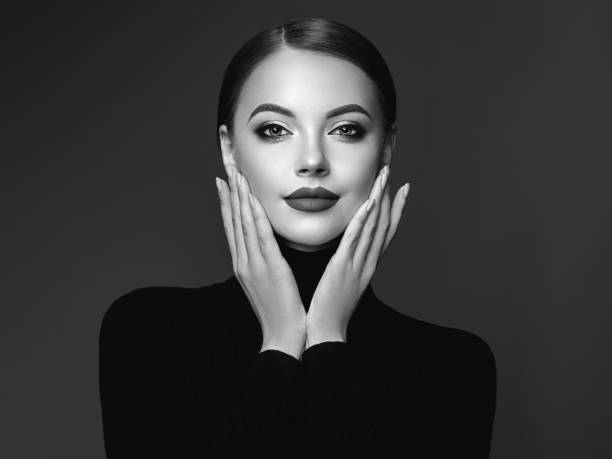 Beauty model with perfect makeup