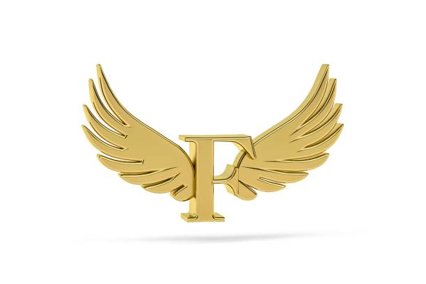 istock Letter F with wings 1357241798