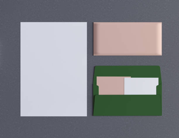 istock Corporate identity stationary items, eco friendly, natural color 1357248618