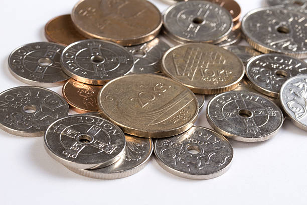 istock Closeup of Norwegian money. 135724987