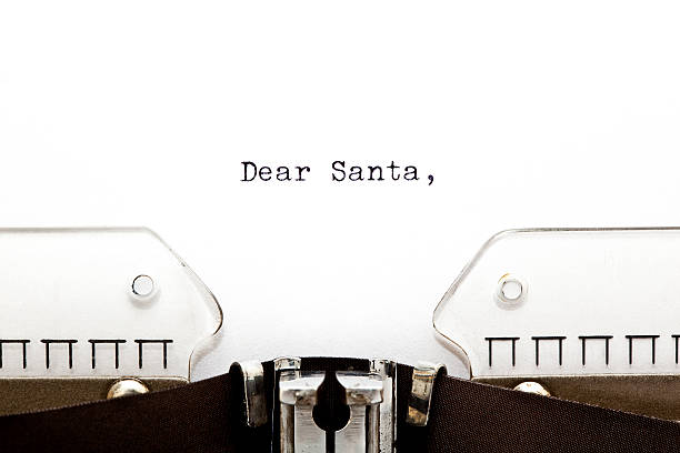 istock Letter to Santa on Typewriter 135725185