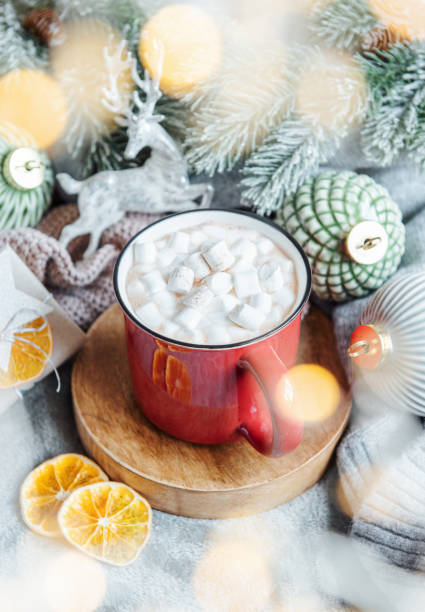 istock Christmas hot cocoa  in the red cup 1357262590