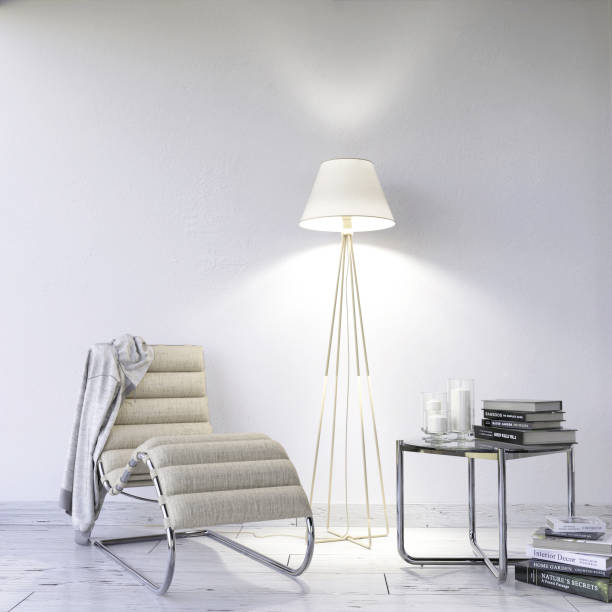 istock Lounge Chair and Light 1357271513