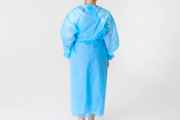 istock Disposable medical uniform protects against viruses and bacteria 1357273759