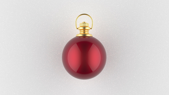 8k colorful illustrations of Christmas ornament. 3d renderings.